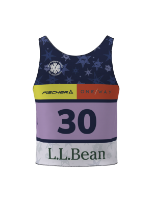 Podiumwear Race Bib (Nordic Skiing) Back View