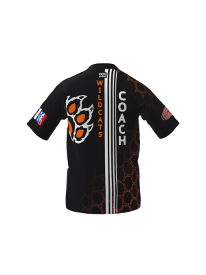 Podiumwear Men's Silver Short Sleeve MTB Jersey (Cycling) Back View