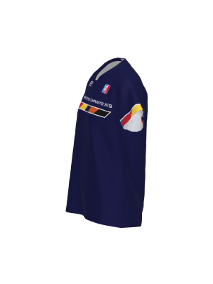 Podiumwear Women's Silver Short Sleeve MTB Jersey (Cycling) Side View