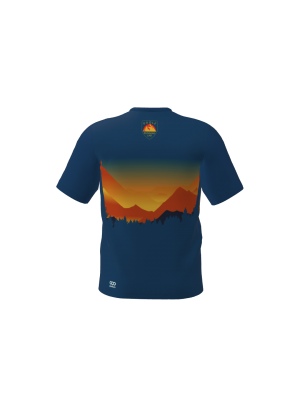 Podiumwear Men's Crew Neck Tee (Running) Back View