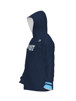 Podiumwear Unisex Slim-Fit Hoodie (Running) Side View