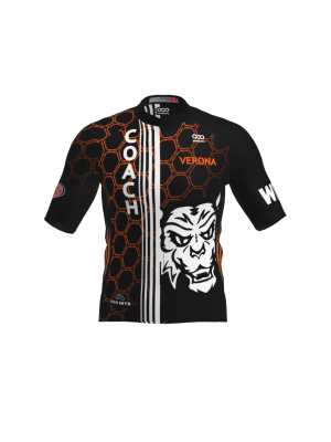 Podiumwear Men's Gold Jersey (Cycling) Front View
