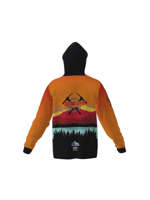 Podiumwear Unisex Slim-Fit Hoodie (Running) Back View