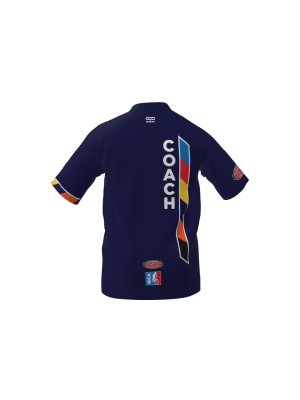Podiumwear Men's Silver Short Sleeve MTB Jersey (Cycling) Back View
