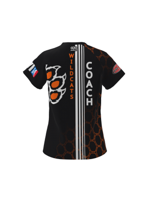 Podiumwear Women's Silver Short Sleeve MTB Jersey (Cycling) Back View