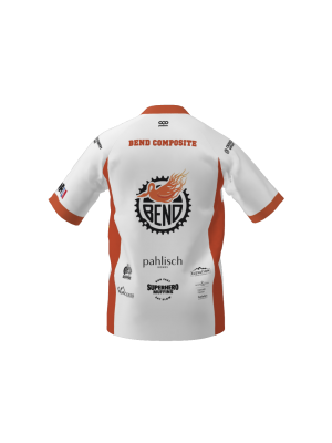 Podiumwear Women's Silver Short Sleeve MTB Jersey (Cycling) Back View