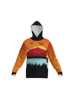 Podiumwear Unisex Slim-Fit Hoodie (Running) Front View