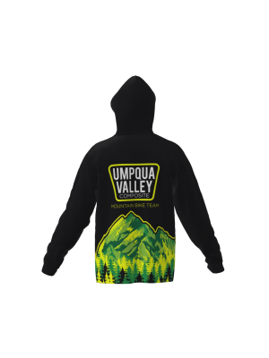 Podiumwear Unisex Slim-Fit Hoodie (Running) Back View