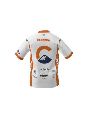 Podiumwear Women's Silver Short Sleeve MTB Jersey (Cycling) Back View