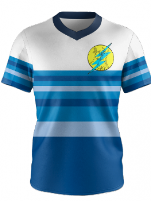 Podiumwear Crewneck/V-Neck Jerseys - Silver Series (Baseball) Front View