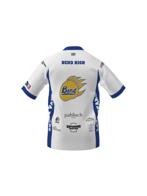 Podiumwear Women's Silver Short Sleeve MTB Jersey (Cycling) Back View
