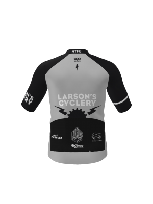 Podiumwear Men's Gold Jersey (Cycling) Back View