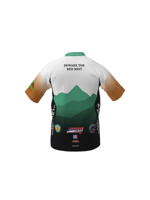 Podiumwear Women's Silver Short Sleeve MTB Jersey (Cycling) Back View
