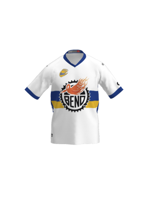 Podiumwear Women's Silver Short Sleeve MTB Jersey (Cycling) Front View