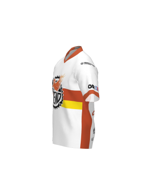 Podiumwear Women's Silver Short Sleeve MTB Jersey (Cycling) Side View