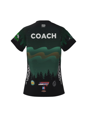 Podiumwear Women's Silver Short Sleeve MTB Jersey (Cycling) Back View