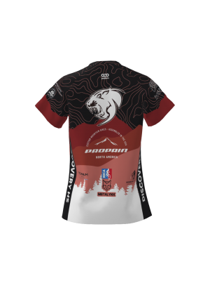 Podiumwear Women's Silver Short Sleeve MTB Jersey (Cycling) Back View