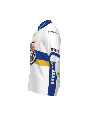 Podiumwear Women's Silver Short Sleeve MTB Jersey (Cycling) Side View