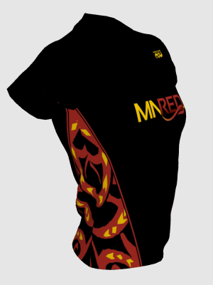 Podiumwear Women's V-Neck Tee (Nordic Skiing) Side View