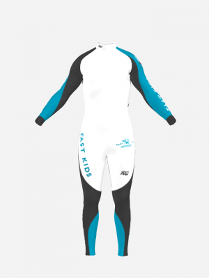 Podiumwear Nordic Child's Two-Piece Race Suit (Nordic Skiing) Front View