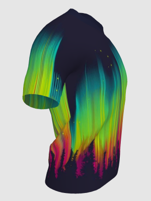 Podiumwear Men's V-Neck Tee (Running) Side View