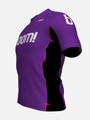 Podiumwear Men's V-Neck Tee (Running) Side View