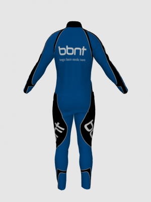 Podiumwear Nordic Child's Two-Piece Race Suit (Nordic Skiing) Back View