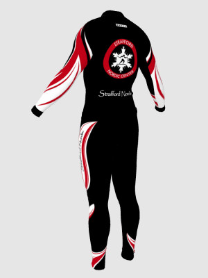 Podiumwear Nordic Child's Two-Piece Race Suit (Nordic Skiing) Back View