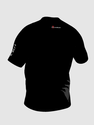 Podiumwear Men's Crew Neck Tee (Running) Back View