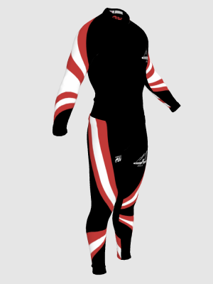Podiumwear Nordic Child's Two-Piece Race Suit (Nordic Skiing) Side View
