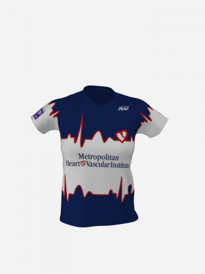 Podiumwear Women's V-Neck Tee (Nordic Skiing) Front View