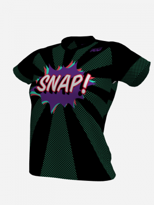 Podiumwear Women's V-Neck Tee (Nordic Skiing) Front View