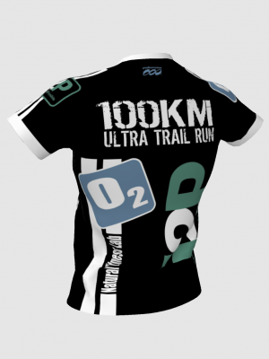 Podiumwear Women's V-Neck Tee (Nordic Skiing) Back View