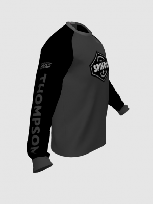 Podiumwear Unisex Silver Long Sleeve Tech Tee - New Fabric 2025!