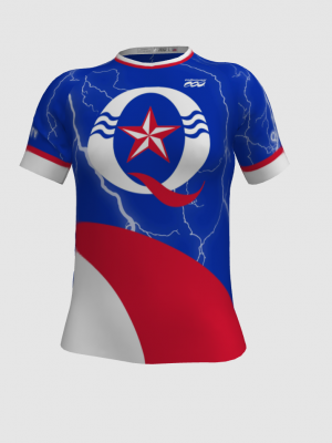Podiumwear Women's Crew Neck Tee (Running) Front View
