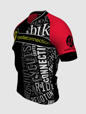 Podiumwear Men's V-Neck Tee (Running) Side View