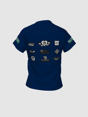 Podiumwear Women's Crew Neck Tee (Running) Back View