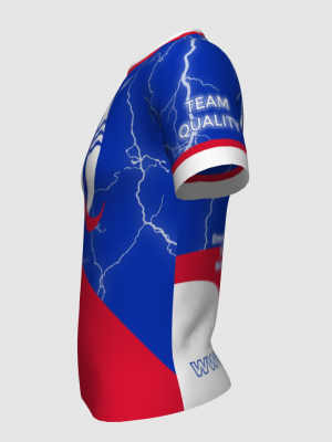 Podiumwear Women's Crew Neck Tee (Running) Side View