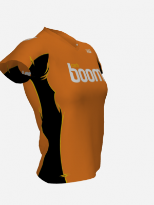 Podiumwear Men's V-Neck Tee (Running) Side View