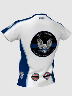 Podiumwear Women's V-Neck Tee (Nordic Skiing) Back View