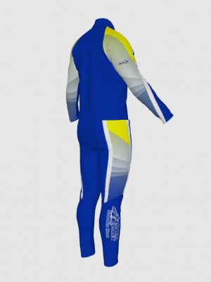 Podiumwear Nordic Child's Two-Piece Race Suit (Nordic Skiing) Side View