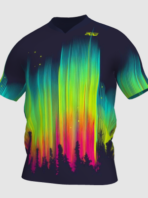 Podiumwear Men's V-Neck Tee (Running) Front View