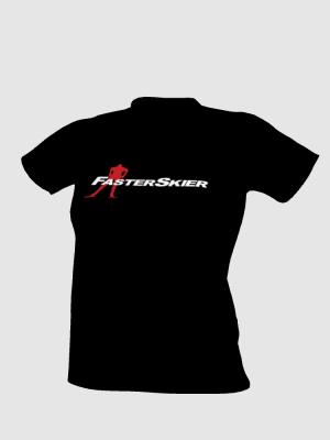 Podiumwear Women's V-Neck Tee (Nordic Skiing) Front View