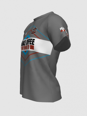 Podiumwear Women's Crew Neck Tee (Running) Side View