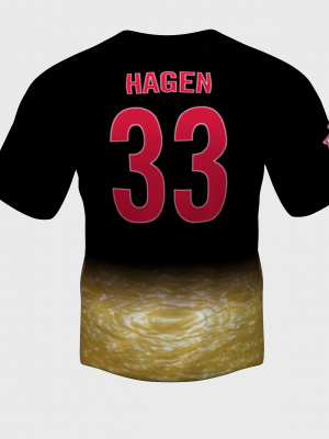 Podiumwear Women's V-Neck Tee (Nordic Skiing) Back View