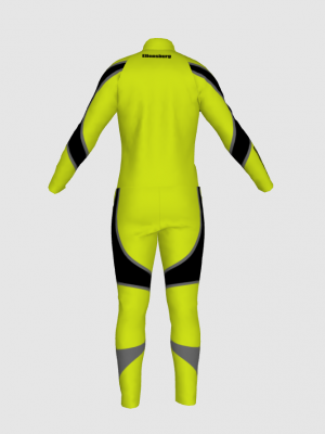 Podiumwear Nordic Child's Two-Piece Race Suit (Nordic Skiing) Back View