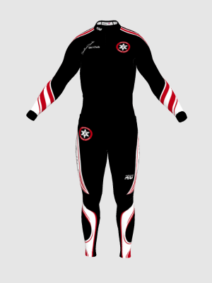 Podiumwear Nordic Child's Two-Piece Race Suit (Nordic Skiing) Front View