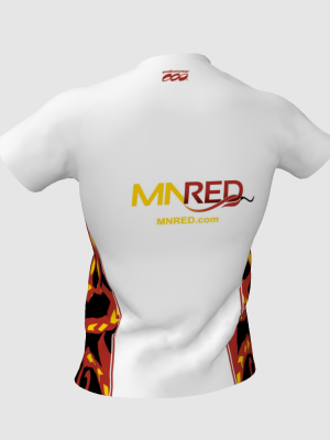 Podiumwear Women's V-Neck Tee (Nordic Skiing) Back View