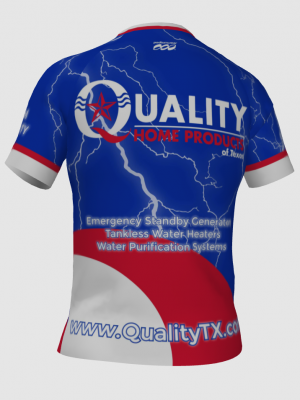Podiumwear Women's Crew Neck Tee (Running) Back View
