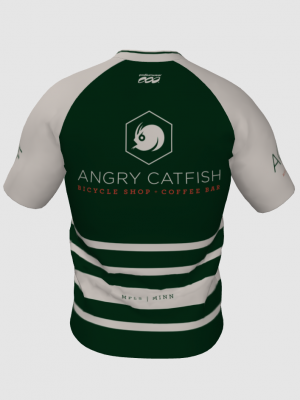 Podiumwear Men's V-Neck Tee (Running) Back View